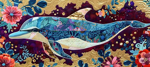 Delphin Bunt | Aquatic Quilt