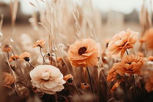 Orange Flowers No 3