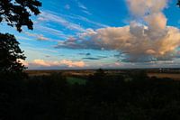 uitzicht tijdens zonsondergang