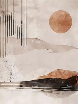 Japans landschap van haroulita