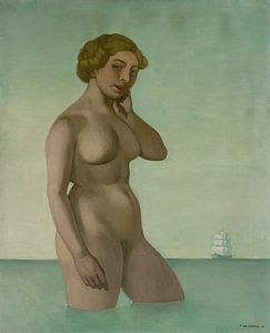 Félix Vallotton - Akt mit Fregatte (1916)