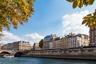 Blick auf Gebäude an der Seine in Paris, Frankreich von Rico Ködder Miniaturansicht