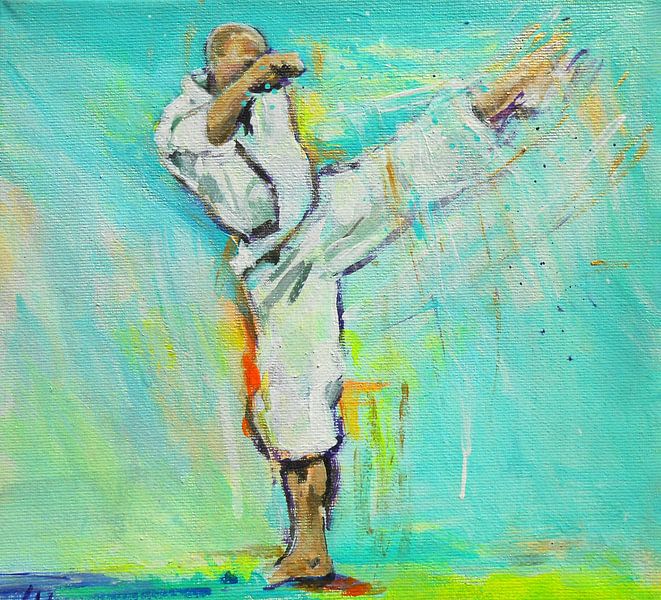 Karate - Gertjan sensei by Lucia Hoogervorst