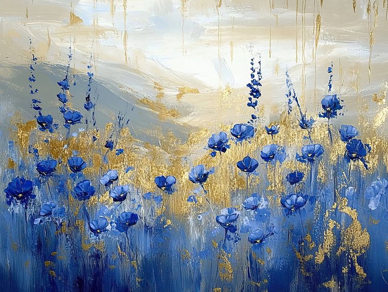 Florale Goldrausch-Eleganz von Zen und Mehr