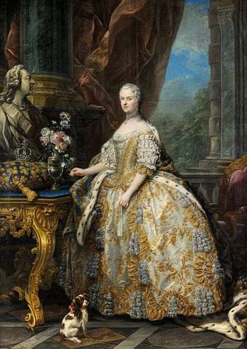 Marie Leszczinska, Koningin van Frankrijk, Charles-André van Loo.