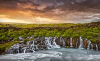 Iceland waterfall