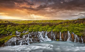 IJsland waterval van FineArt Prints | Zwerger-Schoner |