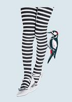 Striped stockings