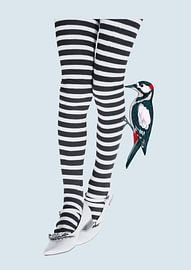 Gestreifte Strümpfe von Fineline