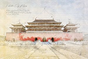 Verbotene Stadt, Peking von Theodor Decker