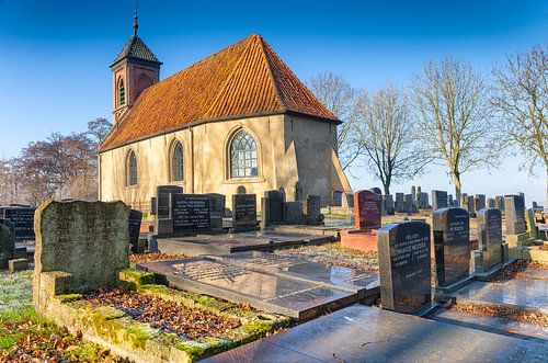 The church of Dorkwerd, in Groningen