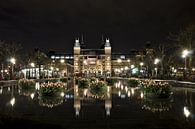 Amsterdam Museumplein bij nacht von Wendy Kops Miniaturansicht