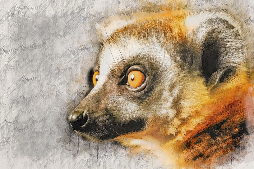 Lémurien à queue annulaire par Bert Quaedvlieg