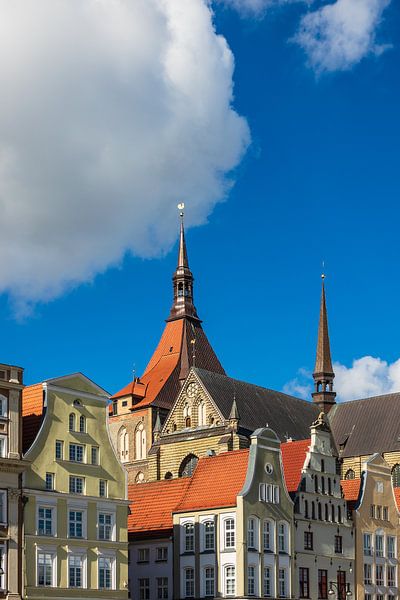 Blick über den Neuen Markt in Rostock von Rico Ködder