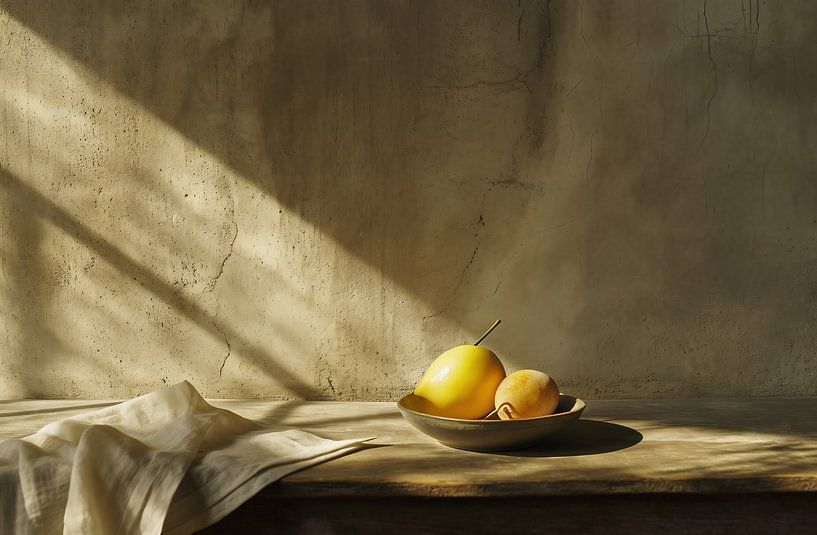 Nature morte esthétique par fernlichtsicht