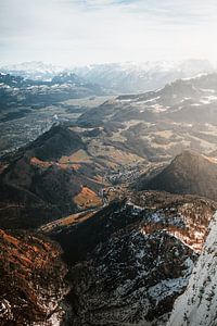 Untersberg | L'hiver dans les Alpes sur Nanda van der Eijk