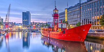 Panorama Wijnhaven Rotterdam by Frans Blok