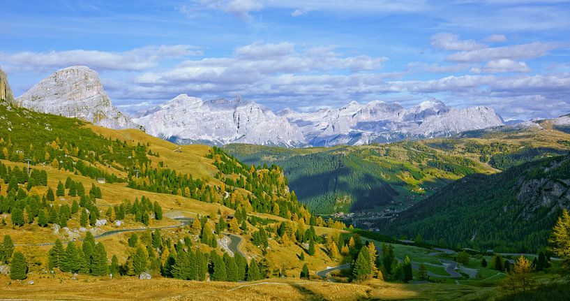 Vue du Groedner Joch par Gisela Scheffbuch