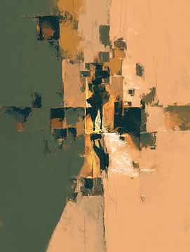 Woman's blocks | Walking Through Warm Squares by Modern Collection