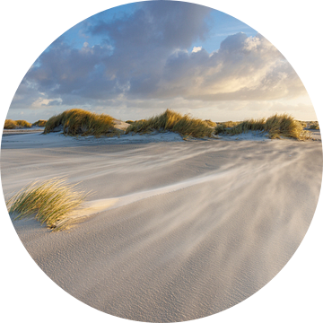 Dynamiek op strand Ameland