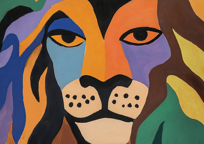 The power of the gaze: the lion as ruler by Niklas Maximilian