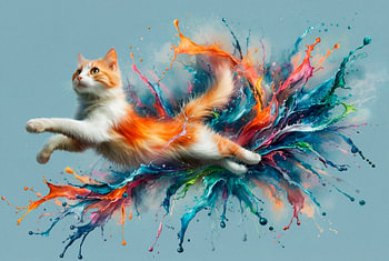 Splash-Katze