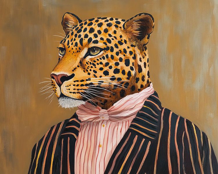 Luipaard Portret van De Mooiste Kunst