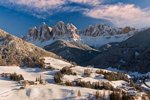 Geisler Gruppe in Fal di Funes, Dolomiten