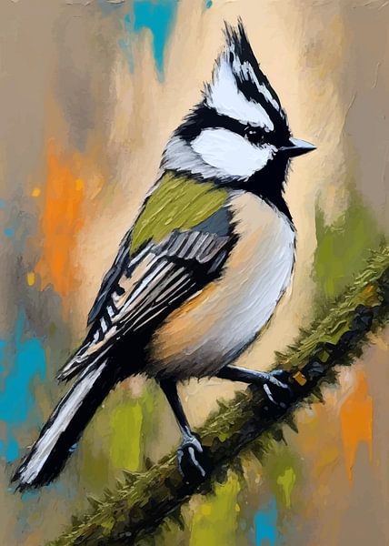 Mésange huppée par MIROKKU