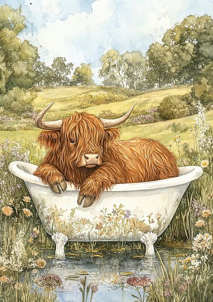 Highland Cow par Niklas Maximilian