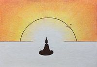 Sunrise with Buddha