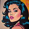 Femme moderne dans le style Pop Art sur Matthias Spartz