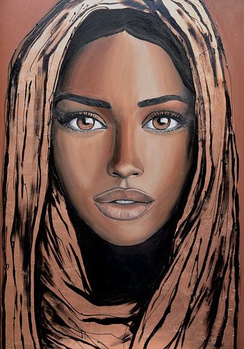 Woman in Rose Gold
