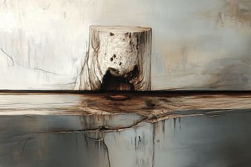 Abstract hout van Ton Kuijpers