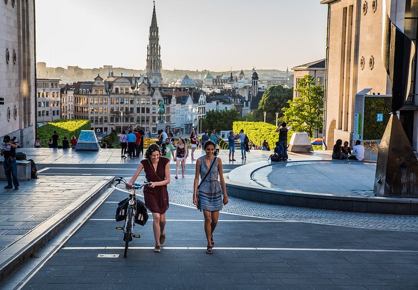 Les filles sur le Mont des Arts par Werner Lerooy