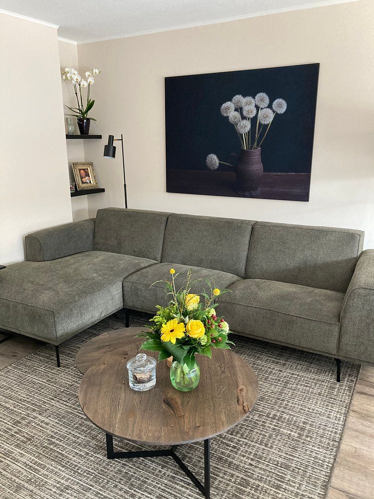 A bouquet of luck, dandelions inspired by the Dutch masters.  by Joske Kempink 