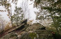 Breathtaking views: Misty mountain scenery