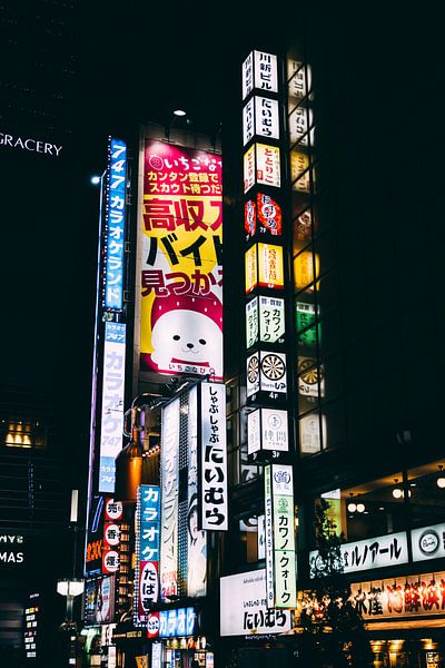 Shinjuku bij Nacht: Tokyo's Neon Jungle van Ken Tempelers
