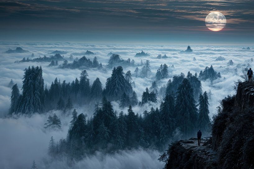 spiritual image landscape by Egon Zitter