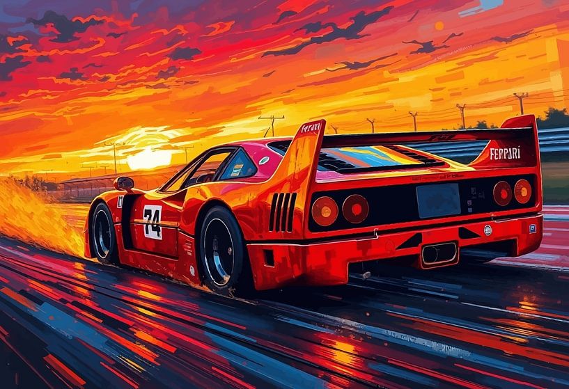 Ferrari F40 LM - La puissance à l'état pur par MIROKKU