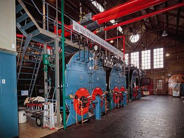 Boiler room Wouda Lemmer pumping station by Rob Boon