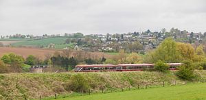 Railbus ZLSM bij vertrek uit Simpelveld von John Kreukniet