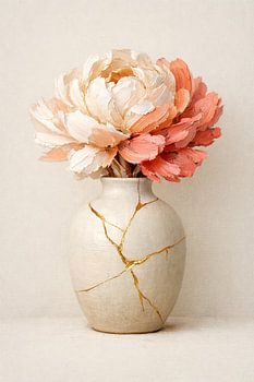 Kintsugi Dreams and Sculpted Peony Blooms