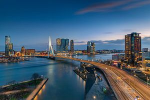Ligne d'horizon et paysage urbain de Rotterdam sur Original Mostert Photography
