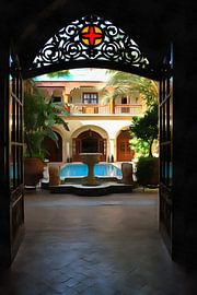 Der Blick in den Sonnenschein Marrakeschs von Dorothy Berry-Lound