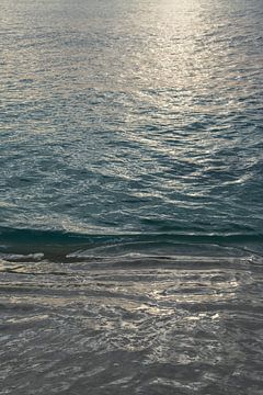Sea water and subtle reflections of sunlight 2 by Adriana Mueller