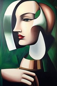Surrealistische Frau