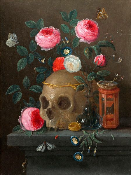 Nature morte Vanitas, Jan van Kessel par Des maîtres magistraux