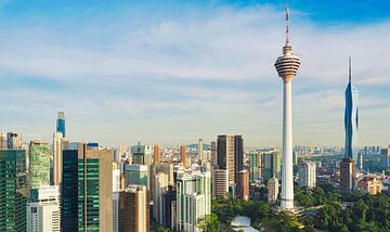 Torens in Kuala Lumpur van Atelier Liesjes