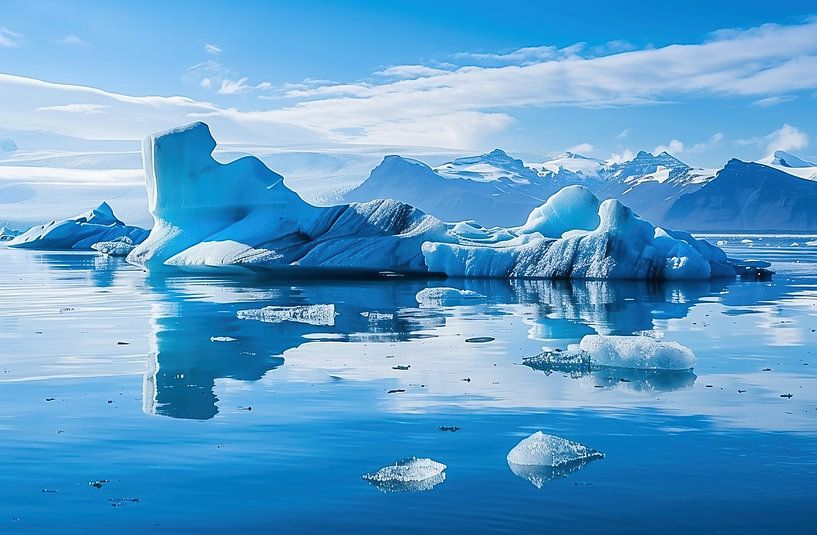 Funkelnde Winterpracht von fernlichtsicht